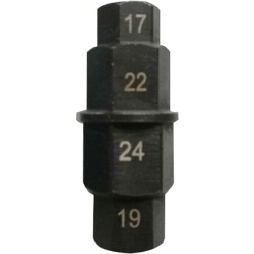 Motorbike Wheels Steel Motorcycle Front Axle Socket Driver Spanner Spindle Sleeve Auto Hex Key 17mm 19mm 22mm 24mm
