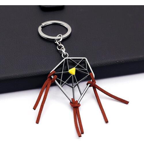Game Death Stranding keychain Sams Dream Catcher Key Chain Bridge Baby Key Ring Car Chaveiro Pendant Cosplay Jewelry llaveros