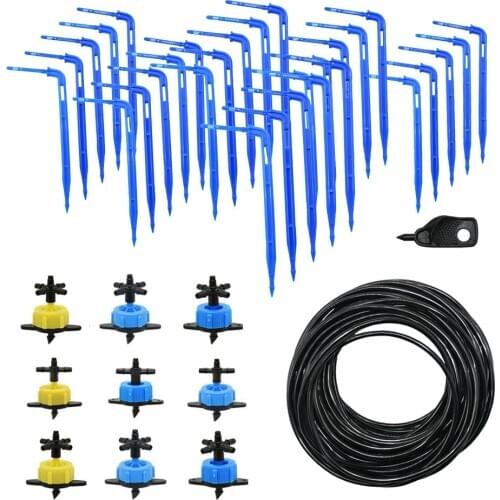 Greenhouse Drip Irrigation 2/4-Way Arrow Dropper Transmitter Irrigation Watering System With 2L/4L/8L Steady Flow Dripper