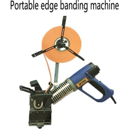 Woodworking portable curve straight MT985 Manual edge banding machine 2000W Small home improvement decoration tool 220V