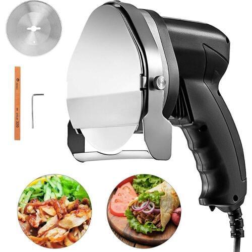 KS-100E Turkey Kebab Slicer Electric Meat slicer Commercial Kebab cutter Middle east grill kebab knife Stainless steel 110/220V