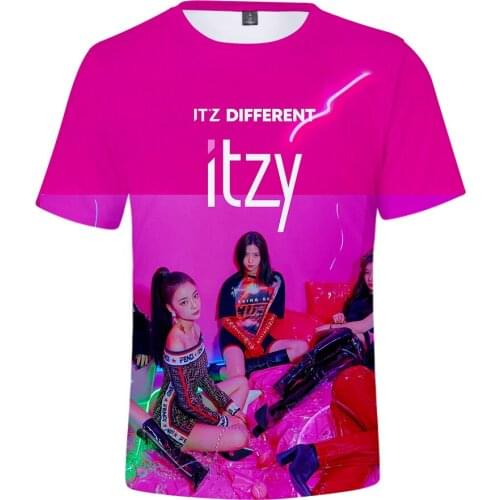 LUCKYFRIDAYF Itzy Kpop Fashion Hip Hop 3d T Shirts Print Casual Men Women T-shirt Tops O-neck Short Sleeve 3D T-shirts Tee Shirt