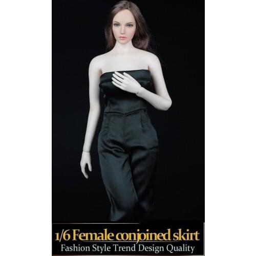 1/6 Scale Sexy Female Fashion Style Trend Design Quality Conjoined Skirt Heel & Shoes Model for 12'' Action Figure Accessories