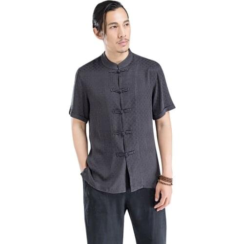 Men Luxury Silk Polo T-shirt 2021 Male Breathable O Neck Short-sleeve Casual Shirt High Quality Comfortable Shirts Men Clothing