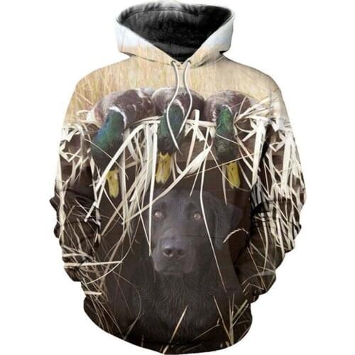 PLstar Cosmos 2020 Hot Fashion Men 3D Hoodie Print Hunting Duck Hooded Sweatshirts Unisex Casual streetwear Hoody dropping-4