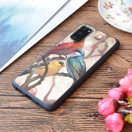 For Samsung Galaxy Birds Print Soft Matt Phone Case