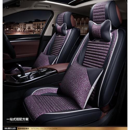 TO YOUR TASTE auto accessories universal luxury leather car seat cushions for TOYOTA HIACE COASTER Sienna Cruiser Solara comfort