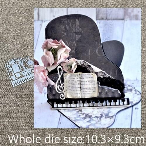 New Design Craft Metal die cuts Cutting Die Piano music decoration scrapbooking Album Paper Card Craft Embossing die cuts