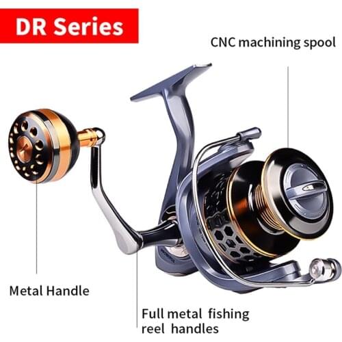 New Compact Design Water Drop Wheel Fish Wheel, DR Full Metal Cup Fishing Wheel, 5.2:1 High Speed Ratio Kastking Spinning Reel