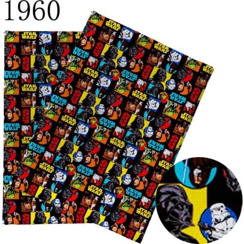 Half yard 45X145cm shopping bag fabric Print Polyester cotton DIY Material Pillow Hat sofa kird mask Handmade 1960