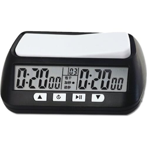 Professional Chess Clock Compact Digital Watch Count Up Down Timer Board Game Stopwatch Bonus Competition Hour Meter Drop Ship