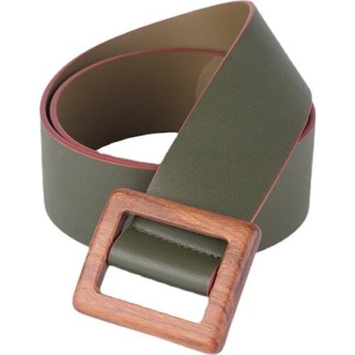 Hotselling Plain PU Leather Waist Belt For Women Vintage Non-pin Buckle Adjustable Waistband Women Slim Corset Cinture Belt 2021