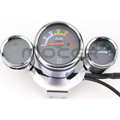 Stopwatch gear steering signal three meters used in the modification parts of go-kart ATV four-wheel off-road vehicle