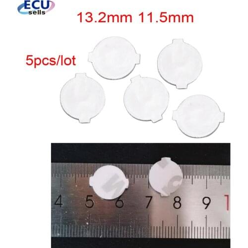 5 Pieces For Nissan Car Key Remote Case Fob Shell Cover 13.2mm 11.5mm Replacement Aluminum Emblem Symbol Logo Sticker