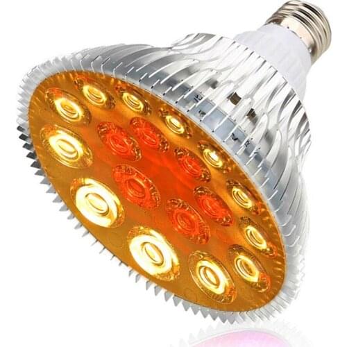 54W 18LED Grow Light E27 Full Spectrum For Medical Flower Plants Vegetables Indoor Greenhouse Grow Tent Box