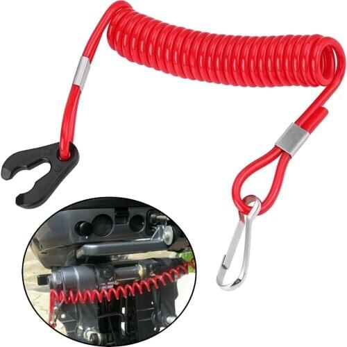 Universal OutBoard Kill Switch Keys Replacement Engine Stop Lanyard For Yamaha
