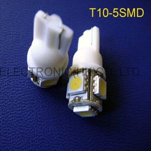 High quality 12V T10 194 168 W5W car led clearance lights,5050 t10 car led bulbs free shipping 8pcs/lot