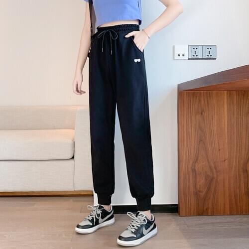 Spring Autumn Women Sweatpant Loose Quickly Dry Sport Pant Female Running Jogging Gym Workout Exercise Casual Trouser Sportswear