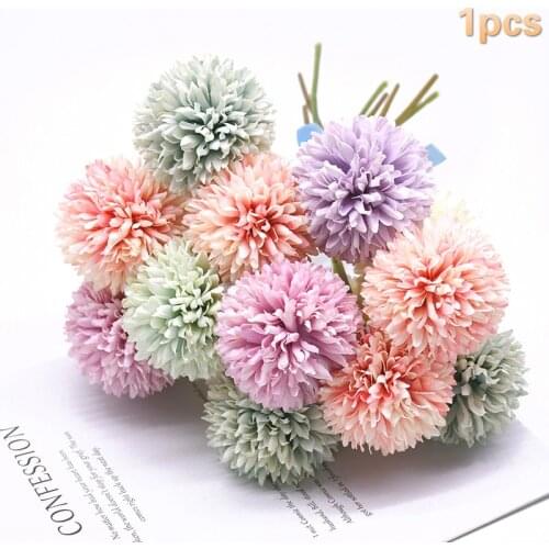 1Pcs Artificial Dandelion Flower Silk Hyacinth Flower Wedding Decoration for Home Party Hotel Garden Decorations
