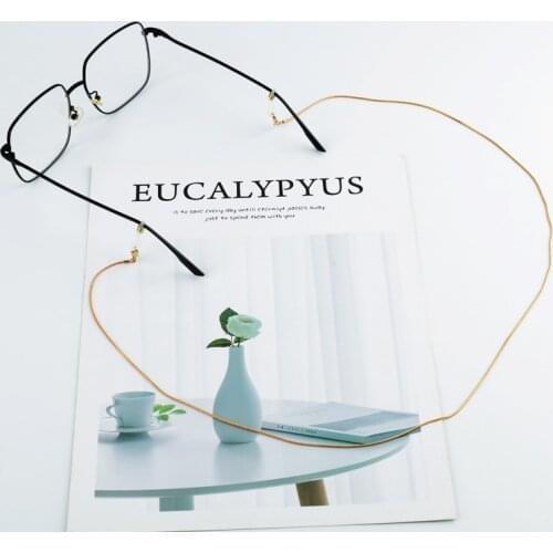 1pcs 75cm Mask Lanyard Glasses Chain Hang On Neck Anti Slip Glasses Holder Rope Glasses Holder Rope Anti-lost Mask Snake Chain