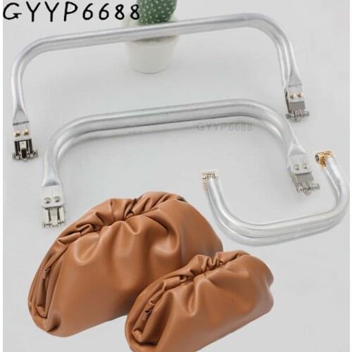 2-30 pieces,Medium 6inch 7.5 inch 8 inch Large 10 inch light weight aluminum tube clutch bag frame,Classical pouch new frames