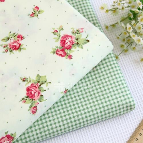 2019 Hot Plain Cotton Fabric Vintage Print Fabrics Patchwork For Sewing Quilt Scrapbooking Tissus Au Metre Pour Habillement