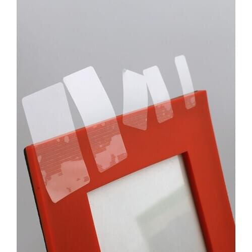 30*10mmx3000pcs Clear Rectangle Adhesive Label Sticker Transparent PVC Label Sealing Paste For Gift Box Sealing Paste