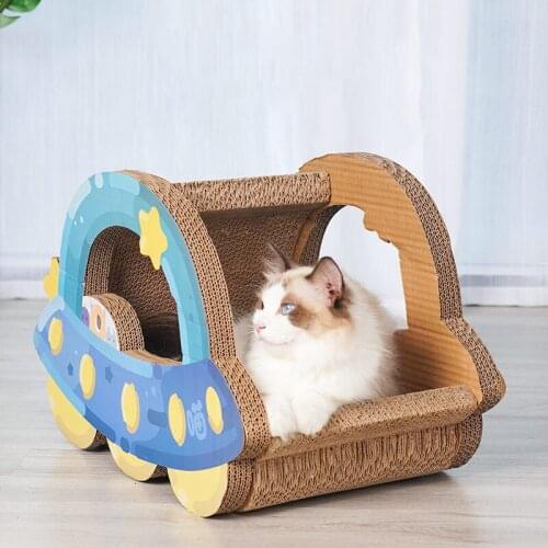 Large Cat Scraper Cat Scraper Cat Litter Cat Tree One-piece Corrugated Paper Does Not Drop Debris, Anti-wear Vertical Claw Grind