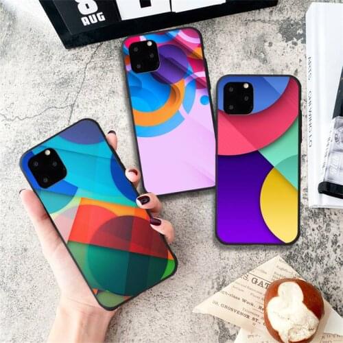 Geometric art Phone Case for iPhone 11 12 Pro mini pro XS MAX 8 7 6 6S Plus X 5S SE 2020 XR