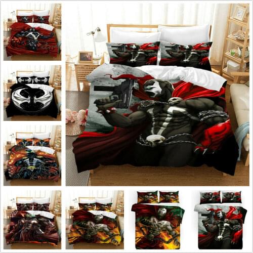 Spawn Home Textile Pillow Case 3D Bed Linen Duvet Covers Comforter Bedding Sets Bed Set Home Decor Bedding