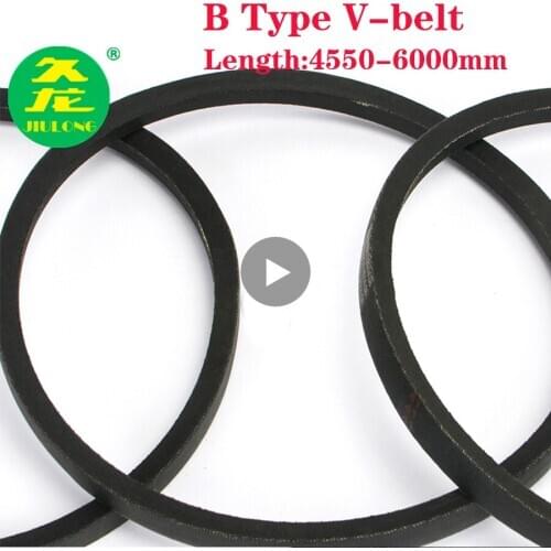 JIULONG B Type Black Rubber Drive V Belt B4550/4600/4700/4800/5000/5100/5200/5300/6000/ Inner Girth industrial Transmission Belt