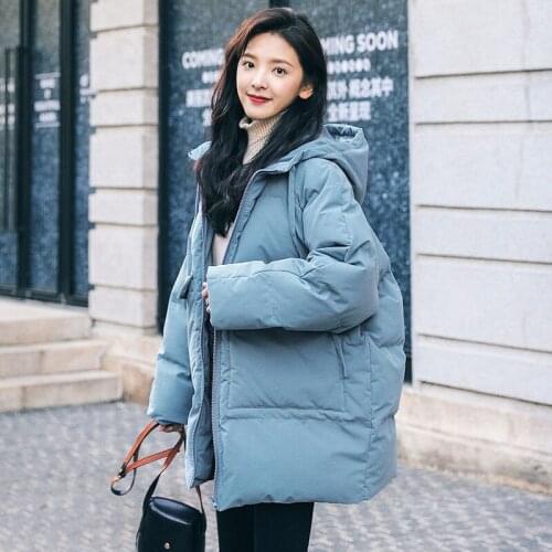 Womens short cotton jacket 2021 new explosions down cotton-padded jacket loose winter coat