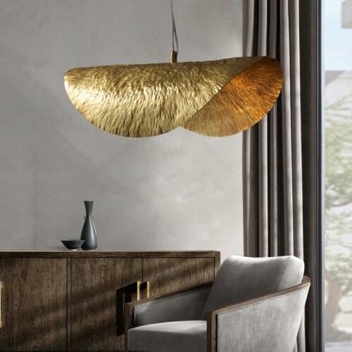 Lotus Leaf Restaurant Nordic Chandelier Personality Creative Art Light Luxury Designer Bar Clothing Store Decorative Light