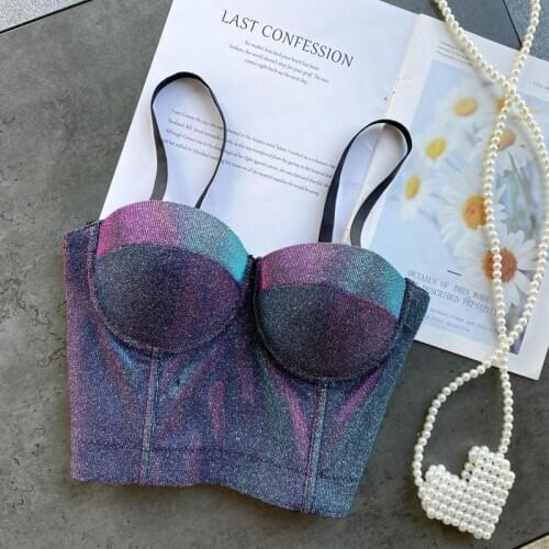 2021 New Solid Color Vest New Fashion Tank Top Classic Womens Party Club Night Bustier Crop Tops Camis