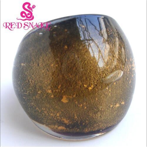 RED SNAKE Brand Fashion Ring Handmade Murano Glass Multifarious Rings RSMG0000#9