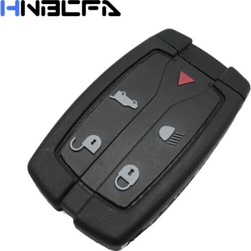 NEW 5 Buttons Remote Key shell For Land Rover Freelander 2 3 Discovery Replacement Smart Key Blade Fob blank Cover Case