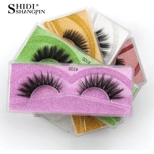 Wholesale Eyelashes Fluffy 3d Mink Lashes Wholesale Natural Mink Eyelashes Bulk False Eyelashes faux cils bunches