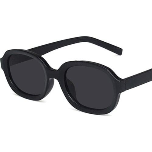 Oval Women Sunglasses Small Frame Sunglasses Women Vintage Eyewear Brand Designer Sun Glasses Women Hip-Hop Men Okulary