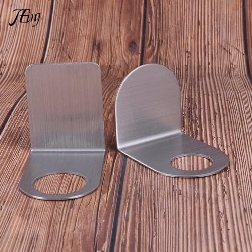 No Drill Hanging Hanger Rack Stainless Steel Wall Mount Soap Shower Gel Dispenser Bottle Holder Hook Bathroom Kitchen Organizer