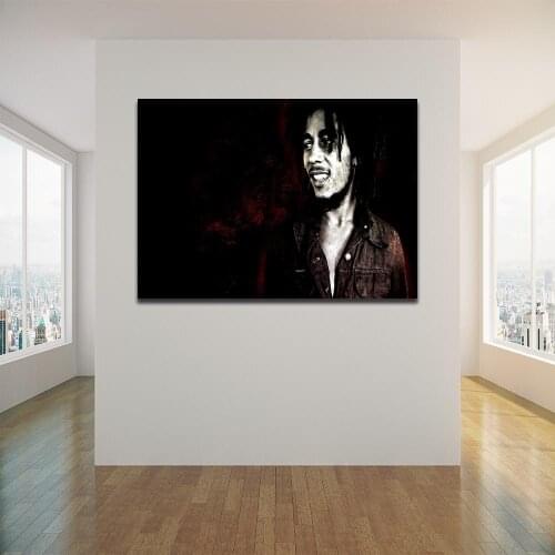 Canvas Print Retro Bob Marley Poster Decorative Singer Picture Modern Wall Art Paintings Home Decor No Frame