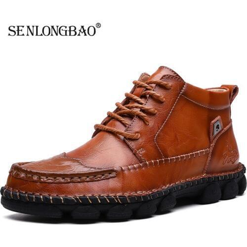 Мужские классические ботинки SENLONGBAO China At AliExpress