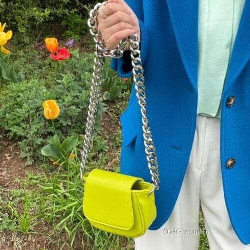 PU Leather Women Flap Shoulder Messenger Bags Solid Color PU Leather Female Chain Crossbody Bag Mini Portable Ladies Handbags