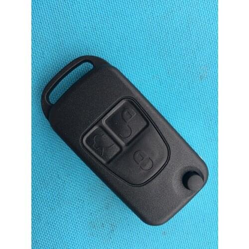 1Pc Of New Remote Key Shell Fob Case Blank Uncut HU39 Blade For Benz C E S ML 3 Button Cover Auto Parts Car Accessories Hot Sell