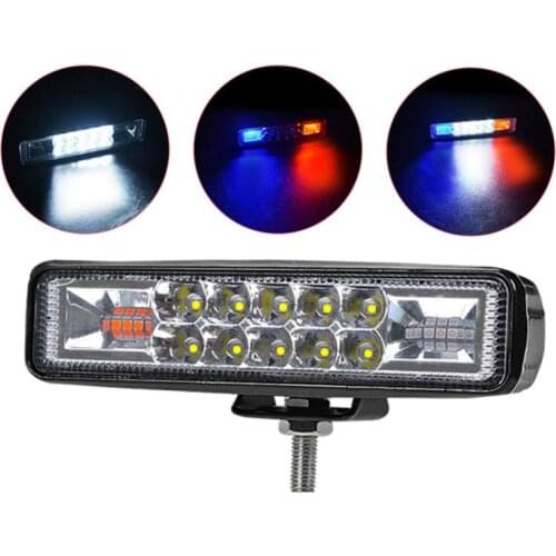 1pcs LED Headlights 12-24V For Auto Motorcycle Truck Boat Tractor Trailer Offroad Flash Lamp 48W 6500K 1800LM Car LED Work Light