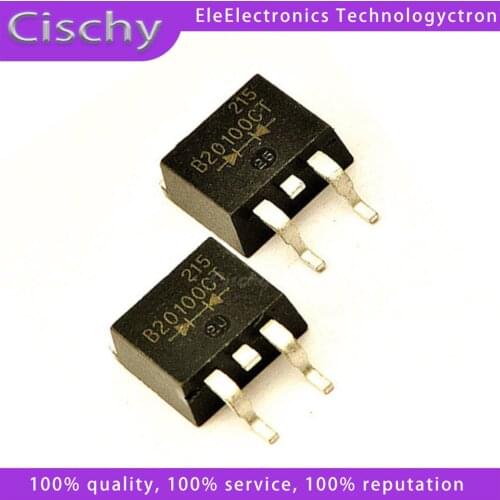10pcs/lot MBRB20100CT B20100CT B20100G MBRB10100CT B10100CT B10100 TO-263 In Stock