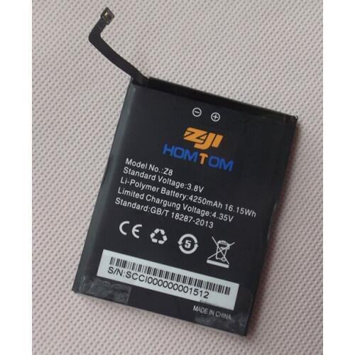 100% New Original HOMTOM zoji Z8 Battery 4250 mAh for HOMTOM zoji Z8 Smart Phone