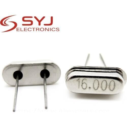 10pcs/lot hc-49s 16MHz Oscillator quartz resonator HC49S 49S 16M 16.000mhz DIP-2 crystal In Stock