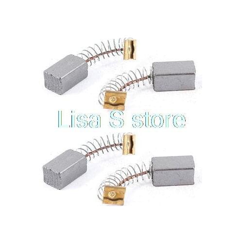 2 Pairs 31/64" x 19/64" x 1/4" Electric Motor Carbon Brushes