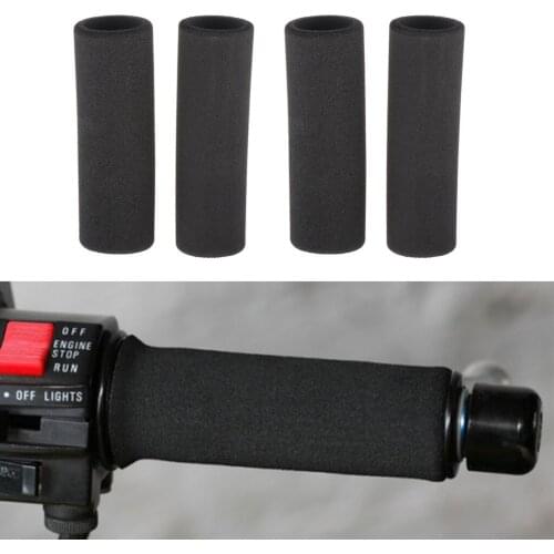 2 Pairs Motorcycle Soft Foam Grip Covers - Fits For R1200GS LC 130MM Length