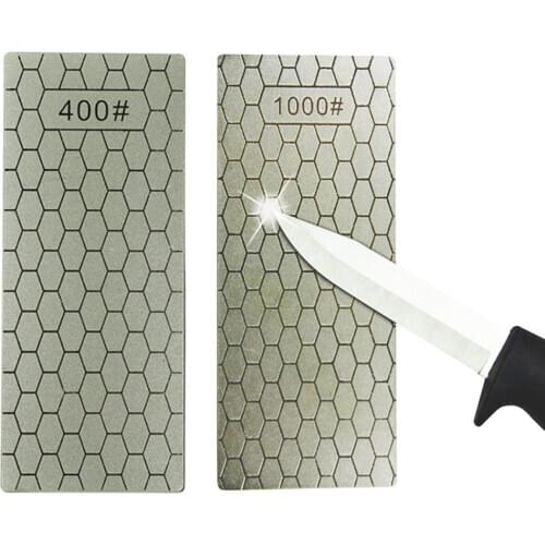 400/1000Grit Stone Cutter Scissors Sharpener Whetstone Kitchen Sharpening Tool
